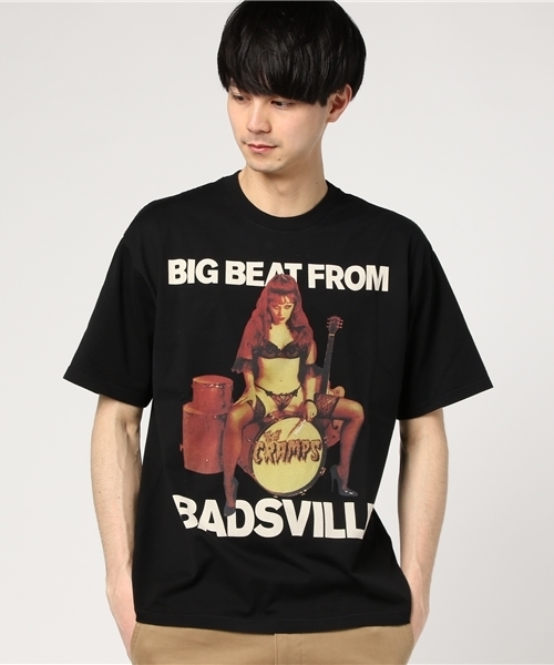 HYSTERIC GLAMOUR（ヒステリックグラマー）の「CR/BB FROM BADSVILLE pt T-SH（Tシャツ/カットソー・メンズ・ホワイト/ブラック/レッド・X-SMALL/LARGE/SMALL/MEDIUM）」の13枚目の写真