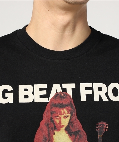 HYSTERIC GLAMOUR（ヒステリックグラマー）の「CR/BB FROM BADSVILLE pt T-SH（Tシャツ/カットソー・メンズ・ホワイト/ブラック/レッド・X-SMALL/LARGE/SMALL/MEDIUM）」の6枚目の写真