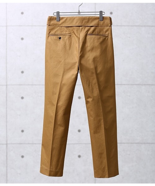 WILD LIFE TAILOR Adam et Rope'（ワイルドテーラーアダムエロペ　）の「WLTダブルサテンベルティッドパンツ（その他パンツ・メンズ・カーキ/ベージュ/ネイビー・L/M）」の8枚目の写真
