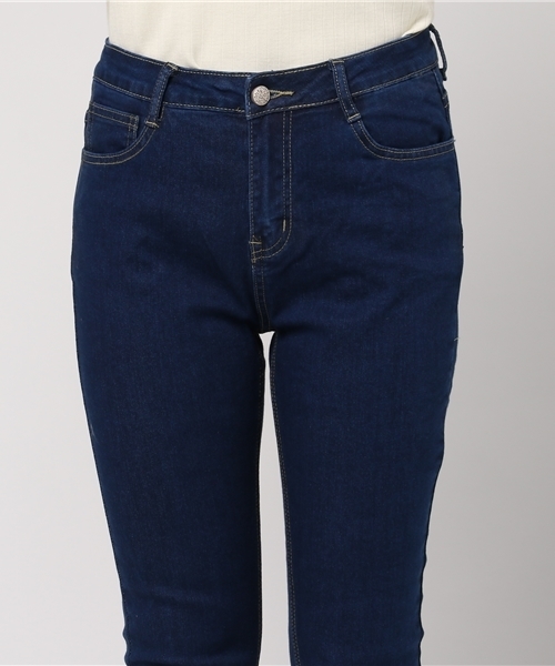coca（coca）（コカ）の「なにこの安心感！しっかりウエストのストレッチデニムパンツ（デニムパンツ・レディース・ブルー/インディゴブルー・S/L/M）」の11枚目の写真