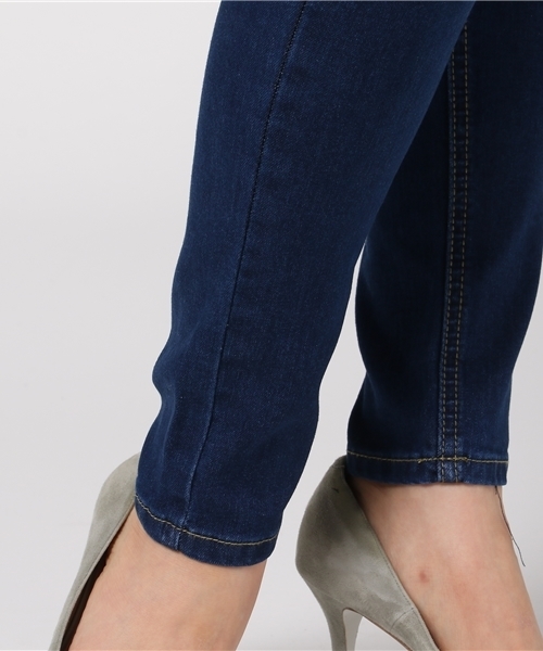 coca（coca）（コカ）の「なにこの安心感！しっかりウエストのストレッチデニムパンツ（デニムパンツ・レディース・ブルー/インディゴブルー・S/L/M）」の14枚目の写真