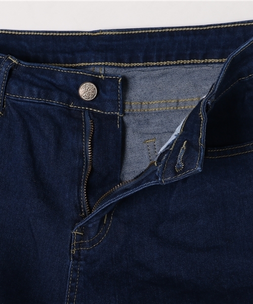 coca（coca）（コカ）の「なにこの安心感！しっかりウエストのストレッチデニムパンツ（デニムパンツ・レディース・ブルー/インディゴブルー・S/L/M）」の7枚目の写真