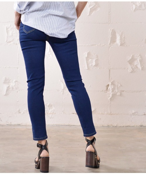 coca（coca）（コカ）の「なにこの安心感！しっかりウエストのストレッチデニムパンツ（デニムパンツ・レディース・ブルー/インディゴブルー・S/L/M）」の20枚目の写真