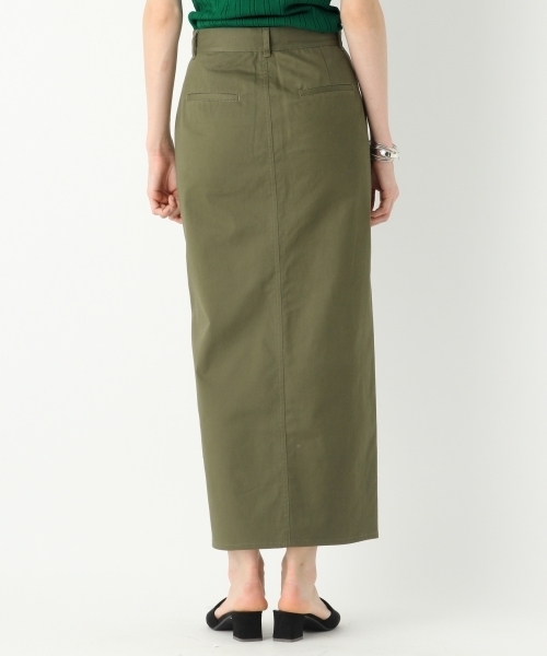 A part by（アパートバイ）の「チノSTロングスリットスカート 759654 （スカート・レディース・カーキ/ベージュ・MEDIUM/LARGE）」の12枚目の写真