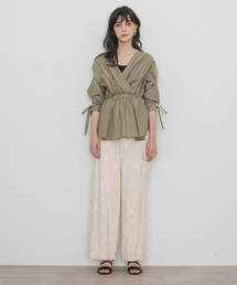 STUDIOUS | 【STUDIOUS】刺繍ワイドパンツ(その他パンツ)