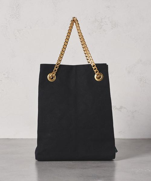 UNITED ARROWS（ユナイテッドアローズ）の「＜TEMBEA（テンベア）＞チェーンポーチ M†（ハンドバッグ・レディース・ホワイト/ブラック/ゴールド・FREE）」の3枚目の写真