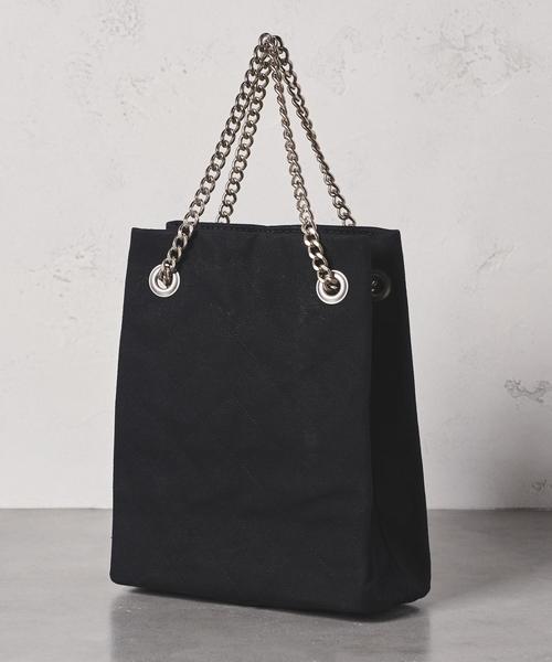 UNITED ARROWS（ユナイテッドアローズ）の「＜TEMBEA（テンベア）＞チェーンポーチ M†（ハンドバッグ・レディース・ホワイト/ブラック/ゴールド・FREE）」の12枚目の写真