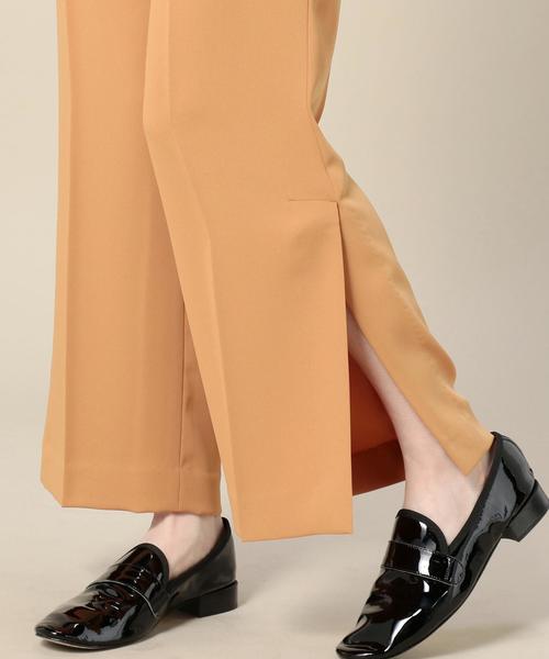 BEAUTY&YOUTH UNITED ARROWS（ビューティーアンドユースユナイテッドアローズ）の「BY ダブルクロス9分丈スリットパンツ ◆（その他パンツ・レディース・ブラック/マスタード・SMALL/MEDIUM）」の9枚目の写真