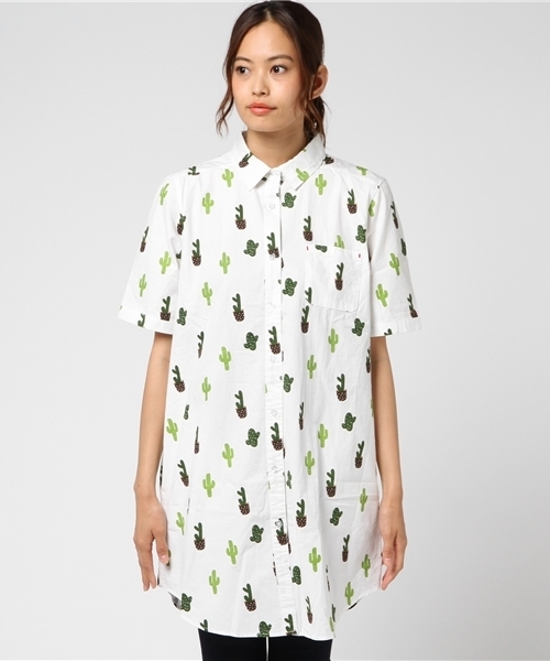 rovtski（ロフトスキー）の「【人気の総柄シャツ】サボテン柄
