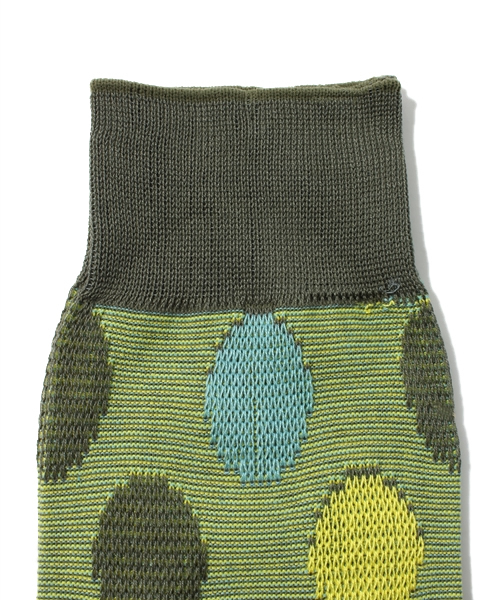 BEAMS(ビームス)の「○ayameポルカDOT SOX(ソックス/靴下・メンズ・グレー/チャコールグレー・ONE SIZE)」の4枚目の写真