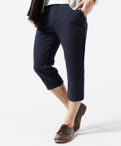 THE CASUAL(カジュアル)の「カルゼテーパードクロップドパンツ(その他パンツ・メンズ・ブラック/杢グレー/ネイビー・L/M)」の1枚目の写真