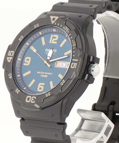 CASIO(カシオ)の「CASIO カシオ/ スタンダード ANALOGUE ARABIC アナログ アラビック チープカシオ ラウンドフェイス クォーツ腕時計 10気圧防水 // MRWシリーズ(アナログ腕時計・レディース・ホワイト×ブラック/ホワイト×ブルー/レッド/ブラック×イエロー/ブラック系その他7/ブラック×ブルー/ブラック×グリーン/ブラック系その他5/ブラック×レッド/ブラック×ホワイト/ブラック系その他2/ブラック×ライム・FREE)」の10枚目の写真