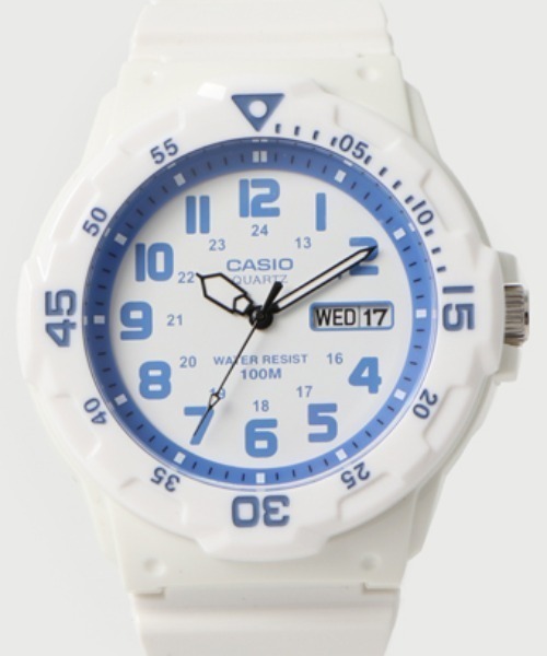 CASIO(カシオ)の「CASIO カシオ/ スタンダード ANALOGUE ARABIC アナログ アラビック チープカシオ ラウンドフェイス クォーツ腕時計 10気圧防水 // MRWシリーズ(アナログ腕時計・レディース・ホワイト×ブラック/ホワイト×ブルー/レッド/ブラック×イエロー/ブラック系その他7/ブラック×ブルー/ブラック×グリーン/ブラック系その他5/ブラック×レッド/ブラック×ホワイト/ブラック系その他2/ブラック×ライム・FREE)」の20枚目の写真