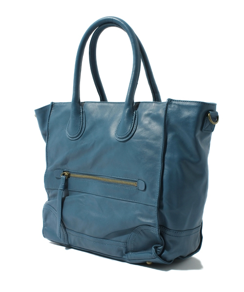 And A（アンドエー）の「シカクトート（トートバッグ・レディース・ブラック/ライトブラウン/ブルー・FREE）」の10枚目の写真