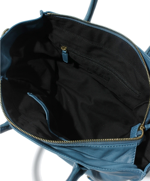 And A（アンドエー）の「シカクトート（トートバッグ・レディース・ブラック/ライトブラウン/ブルー・FREE）」の6枚目の写真