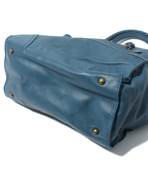 And A（アンドエー）の「シカクトート（トートバッグ・レディース・ブラック/ライトブラウン/ブルー・FREE）」の9枚目の写真