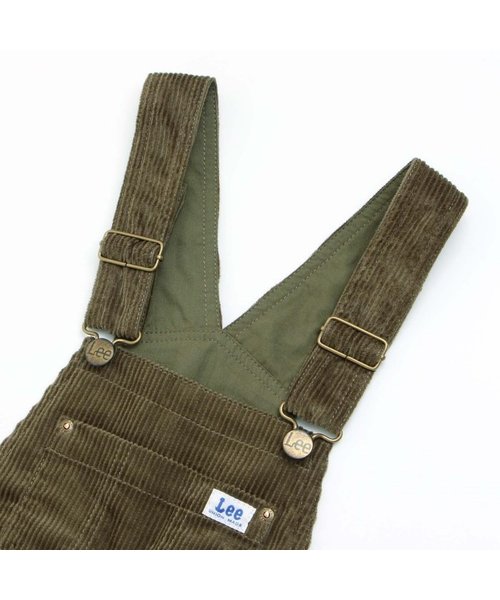 apres les cours（アプレレクール）の「LEE　太コールサロペット（サロペット/オーバーオール・キッズ・カーキ/ネイビー・100/110/120/130/140/90）」の6枚目の写真