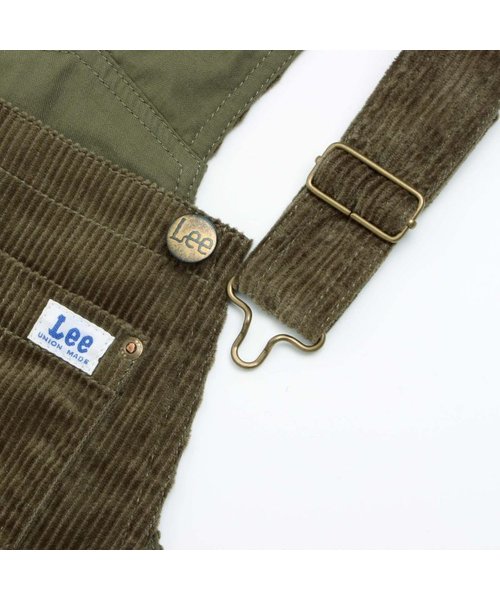 apres les cours（アプレレクール）の「LEE　太コールサロペット（サロペット/オーバーオール・キッズ・カーキ/ネイビー・100/110/120/130/140/90）」の9枚目の写真