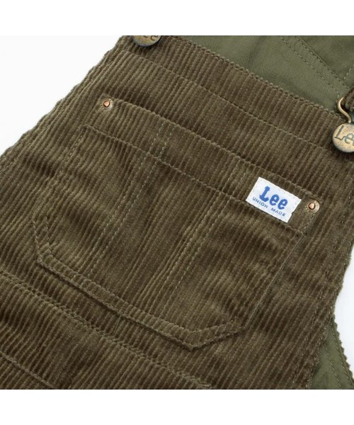 apres les cours（アプレレクール）の「LEE　太コールサロペット（サロペット/オーバーオール・キッズ・カーキ/ネイビー・100/110/120/130/140/90）」の15枚目の写真