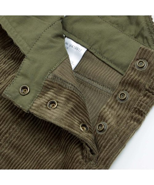 apres les cours（アプレレクール）の「LEE　太コールサロペット（サロペット/オーバーオール・キッズ・カーキ/ネイビー・100/110/120/130/140/90）」の8枚目の写真