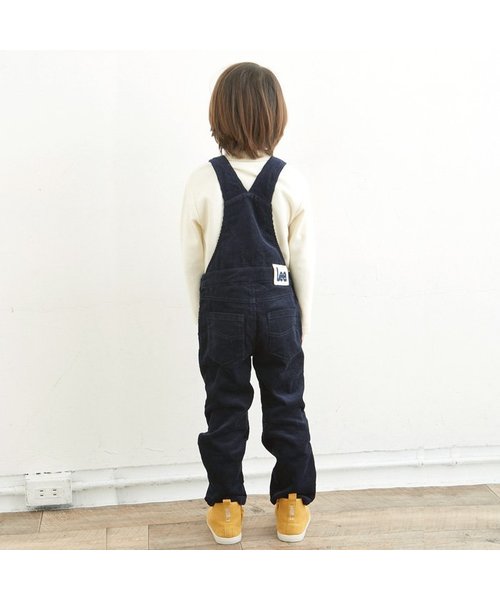 apres les cours（アプレレクール）の「LEE　太コールサロペット（サロペット/オーバーオール・キッズ・カーキ/ネイビー・100/110/120/130/140/90）」の7枚目の写真