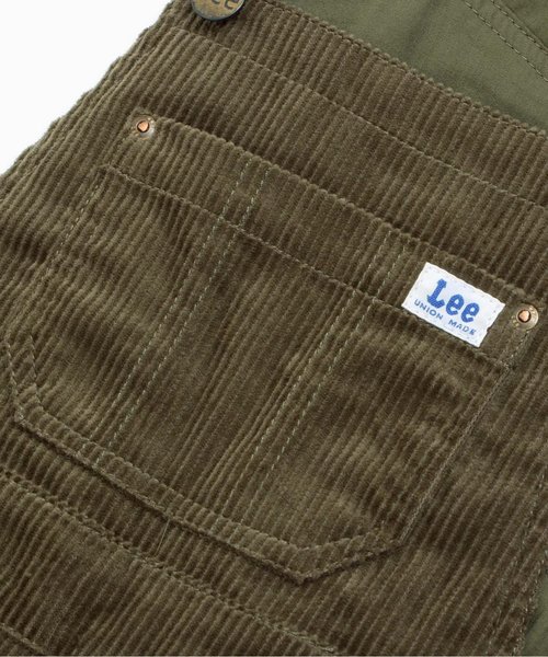 apres les cours（アプレレクール）の「LEE　太コールサロペット（サロペット/オーバーオール・キッズ・カーキ/ネイビー・100/110/120/130/140/90）」の22枚目の写真