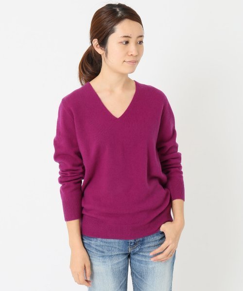 IENA イエナ 長袖　Vネック カーディガン    ブルー ウールカシミヤ レディース  トップス 楽天市場】IENA イエナ 長袖 Vネック カーディガン ブルー