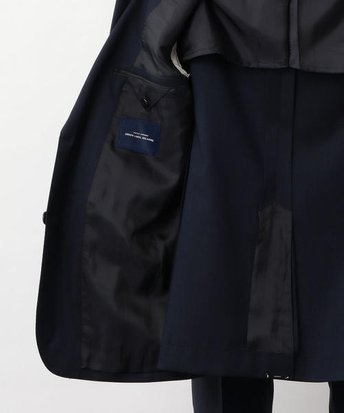 green label relaxing（グリーンレーベルリラクシング）の「【Begin 3月号掲載】[ストローナ] STRONA ツイル 2ボタン BW NT HP- ジャケット ◆（スーツジャケット・メンズ・ダークグレー/ネイビー・52/50/48/42/44/46）」の17枚目の写真