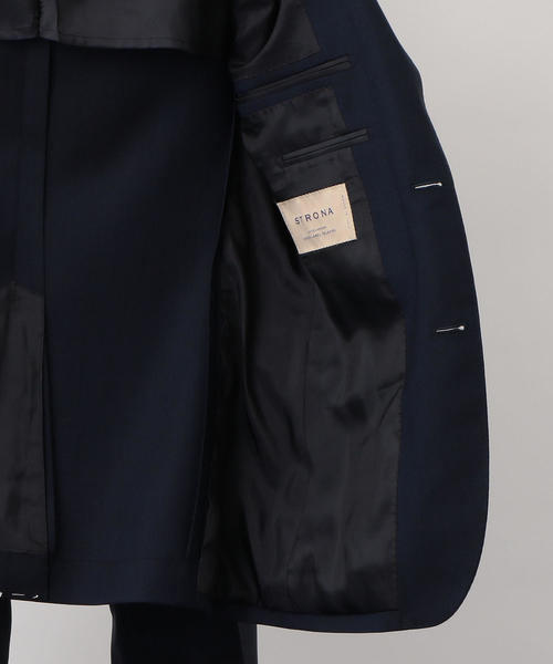 green label relaxing（グリーンレーベルリラクシング）の「【Begin 3月号掲載】[ストローナ] STRONA ツイル 2ボタン BW NT HP- ジャケット ◆（スーツジャケット・メンズ・ダークグレー/ネイビー・52/50/48/42/44/46）」の18枚目の写真
