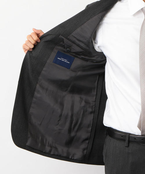 green label relaxing（グリーンレーベルリラクシング）の「【Begin 3月号掲載】[ストローナ] STRONA ツイル 2ボタン BW NT HP- ジャケット ◆（スーツジャケット・メンズ・ダークグレー/ネイビー・52/50/48/42/44/46）」の13枚目の写真