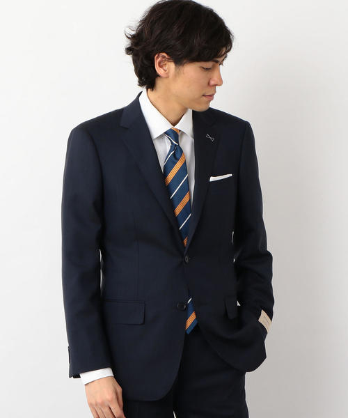 green label relaxing（グリーンレーベルリラクシング）の「【Begin 3月号掲載】[ストローナ] STRONA ツイル 2ボタン BW NT HP- ジャケット ◆（スーツジャケット・メンズ・ダークグレー/ネイビー・52/50/48/42/44/46）」の22枚目の写真