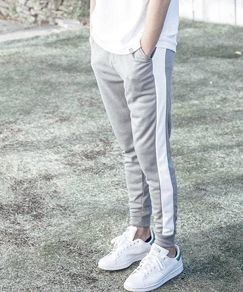 ANGENEHM（アンゲネーム）の「mp5842-Ponti Side Line Pants パンツ（その他パンツ・メンズ・ブラック/ネイビー/グレー・L/M/S）」の2枚目の写真