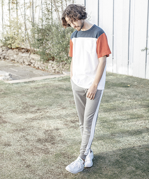 ANGENEHM（アンゲネーム）の「mp5842-Ponti Side Line Pants パンツ（その他パンツ・メンズ・ブラック/ネイビー/グレー・L/M/S）」の4枚目の写真