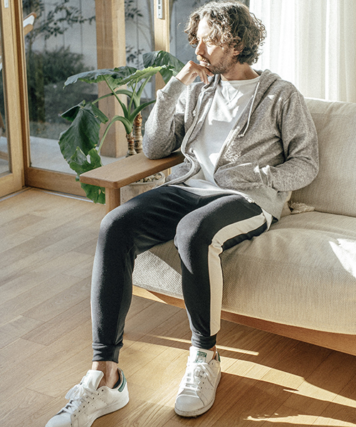 ANGENEHM（アンゲネーム）の「mp5842-Ponti Side Line Pants パンツ（その他パンツ・メンズ・ブラック/ネイビー/グレー・L/M/S）」の11枚目の写真