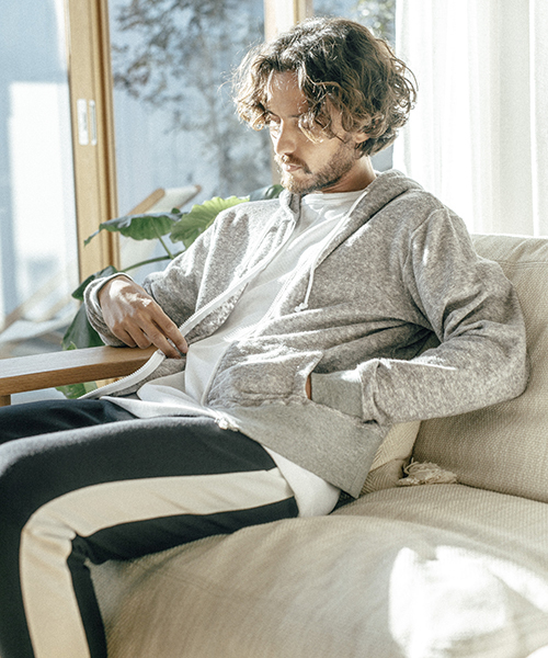 ANGENEHM（アンゲネーム）の「mp5842-Ponti Side Line Pants パンツ（その他パンツ・メンズ・ブラック/ネイビー/グレー・L/M/S）」の12枚目の写真