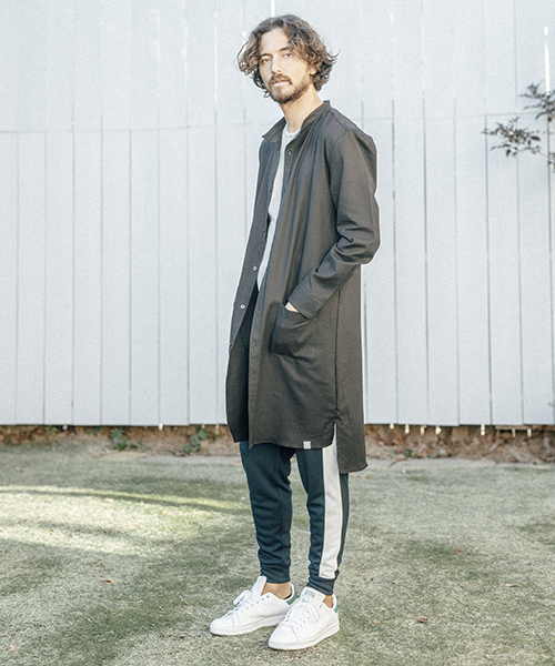 ANGENEHM（アンゲネーム）の「mp5842-Ponti Side Line Pants パンツ（その他パンツ・メンズ・ブラック/ネイビー/グレー・L/M/S）」の14枚目の写真