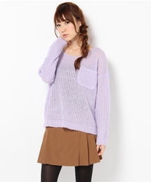 one after another NICE CLAUP | ポケシンプルプルオーバー(ニット/セーター)