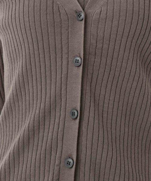 SALON adam et rope'（サロン アダム エ ロペ）の「コットンリブアンサンブル（アンサンブル・レディース・チャコールグレー/ピンク/オフホワイト・FREE）」の15枚目の写真