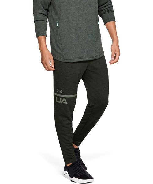 UNDER ARMOUR（アンダーアーマー）の「メンズ トレーニングロングパンツ / MK-1テックテリーテーパードパンツ【セットアップ対応商品】（その他パンツ・メンズ・グレー/ホワイト/ブラック/ブルー/ダークインディゴブルー/ダークカーキ・M/XL/S/L/XXL/3XL/LG/MD）」の4枚目の写真