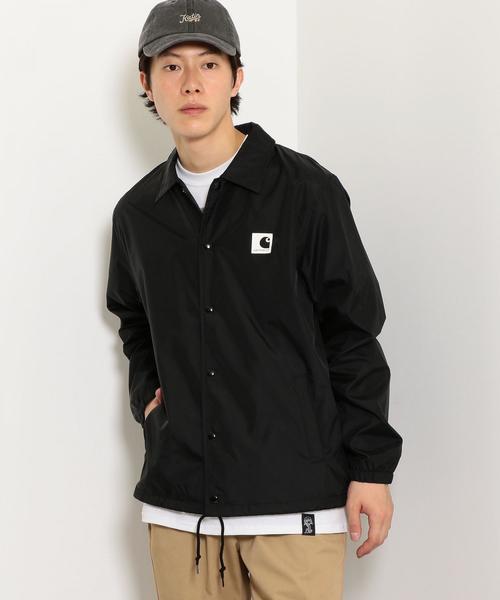 Carhartt（カーハート）の「[カーハート] ST CARHARTT スポーツ コーチ ジャケット / ブルゾン ◆（ブルゾン・メンズ・ライトピンク/ブラック/ライム・LARGE/SMALL/MEDIUM）」の4枚目の写真