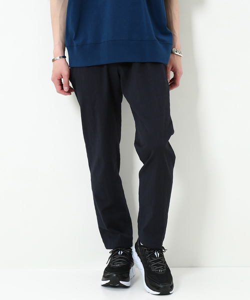 ADAM ET ROPE'(アダムエロペ)の「綿麻COOLMAXサッカーイージーパンツ(その他パンツ・メンズ・ブラック/ネイビー・M/L)」の1枚目の写真