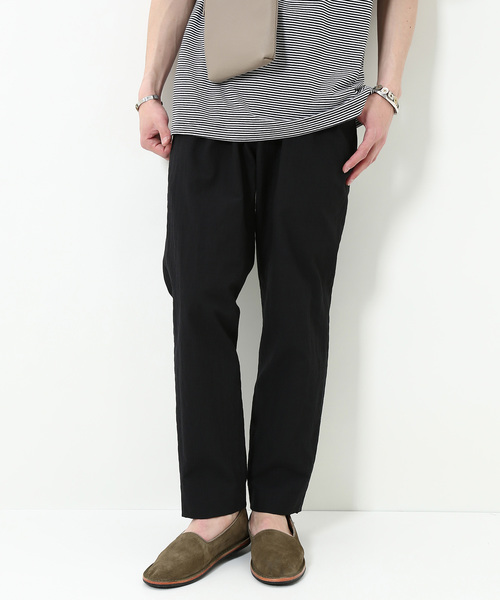 ADAM ET ROPE'(アダムエロペ)の「綿麻COOLMAXサッカーイージーパンツ(その他パンツ・メンズ・ブラック/ネイビー・M/L)」の2枚目の写真