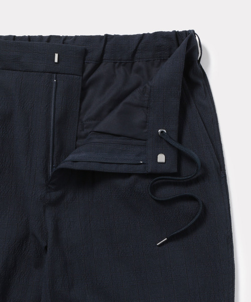 ADAM ET ROPE'(アダムエロペ)の「綿麻COOLMAXサッカーイージーパンツ(その他パンツ・メンズ・ブラック/ネイビー・M/L)」の8枚目の写真