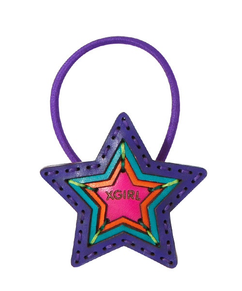 X-girl（エックスガール）の「X-girl OJAGA DESIGN STAR HAIR ELASTIC