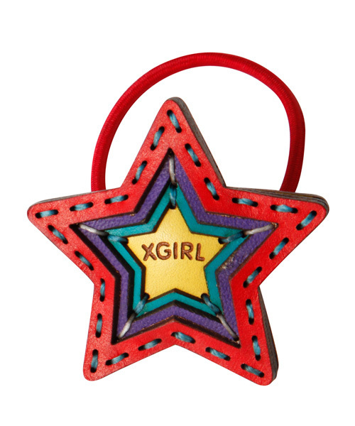 X-girl（エックスガール）の「X-girl OJAGA DESIGN STAR HAIR ELASTIC