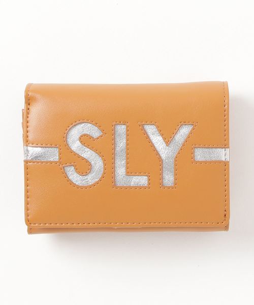 Sly スライ の Sly スライ Logo Wallet バイカラーミニウォレット 財布 Wear
