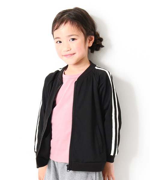 devirock(デビロック)の「ライン入りトラックジャケット ジャージ(ブルゾン・キッズ・その他1/その他2/その他3/その他4・130cm/140cm/150cm/160cm/110cm/120cm/100cm)」の3枚目の写真