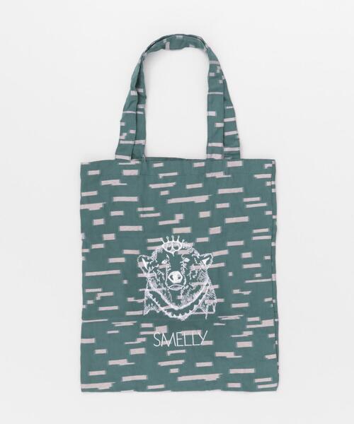 SMELLY(スメリー)の「エコバッグ(エコバッグ/サブバッグ・レディース・ライトブルー/ネイビー/グリーン/ライトブラウン/ベージュ系その他/ストライプ/ベージュ/ブラウン/オリーブ/グリーン系その他/ブルー系その他/ライトベージュ・-)」の6枚目の写真