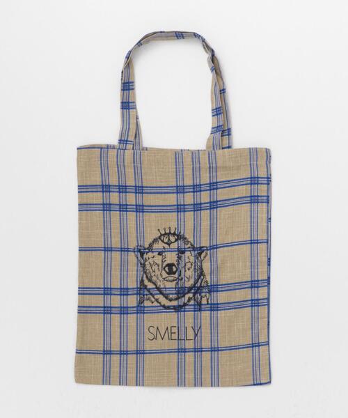 SMELLY(スメリー)の「エコバッグ(エコバッグ/サブバッグ・レディース・ライトブルー/ネイビー/グリーン/ライトブラウン/ベージュ系その他/ストライプ/ベージュ/ブラウン/オリーブ/グリーン系その他/ブルー系その他/ライトベージュ・-)」の13枚目の写真