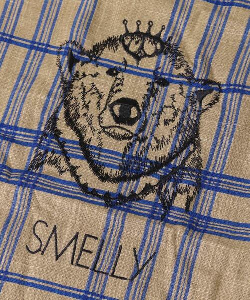 SMELLY(スメリー)の「エコバッグ(エコバッグ/サブバッグ・レディース・ライトブルー/ネイビー/グリーン/ライトブラウン/ベージュ系その他/ストライプ/ベージュ/ブラウン/オリーブ/グリーン系その他/ブルー系その他/ライトベージュ・-)」の14枚目の写真